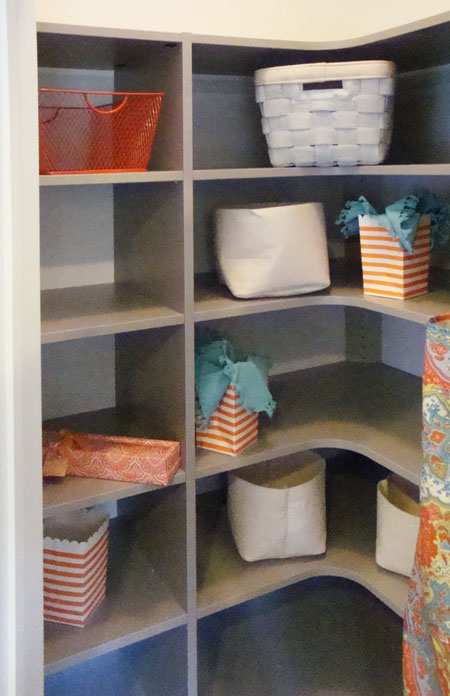 The Villages - Corner Closet Shelf