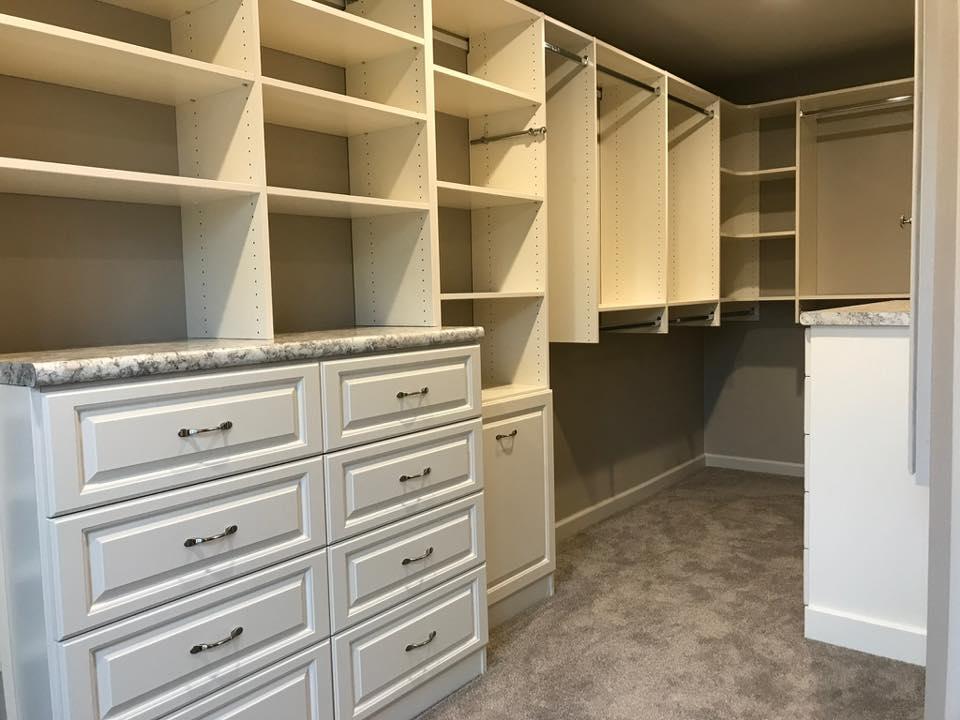 Longwood Space-saving Custom Walk In Closet